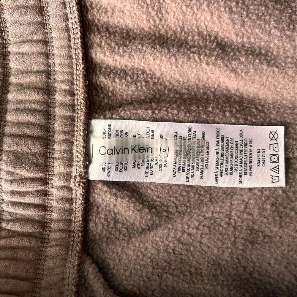 Calvin Klein Dusty Rose Jogger Sweatpants - Picture 3 of 3